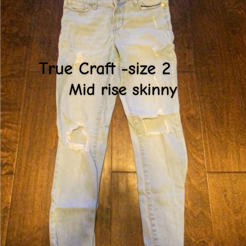 Blue jeans, skinny jeans